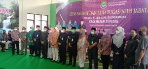 Serah terima jabatan (Sertijab) pimpinan Kecamatan Sepatan