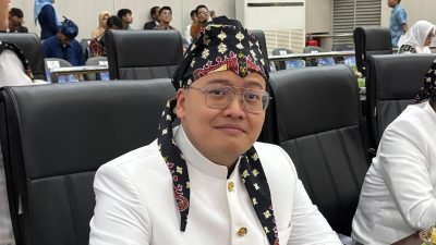 Abraham Garuda Laksono tekankan visi Banten maju, sejahtera, dan bebas stunting dalam Paripurna Istimewa DPRD Provinsi Banten.