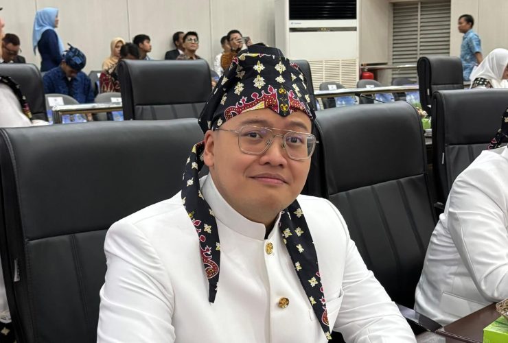 Abraham Garuda Laksono tekankan visi Banten maju, sejahtera, dan bebas stunting dalam Paripurna Istimewa DPRD Provinsi Banten.