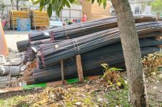 Progres pembangunan gedung health science kampus A Universitas Airlangga,
Foto by Management PT KWOSM    