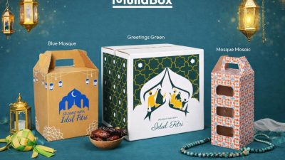 Rangkaian koleksi Ramadhan dari Mulia Box yang menawarkan berbagai pilihan desain orisinal untuk mempercantik hantaran Idul Fitri.