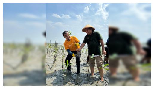 PT BSI tanam mangrove bersama warga Mauk Tangerang dalam program CSR BSI Peduli guna menjaga ekosistem pesisir dan mencegah abrasi.