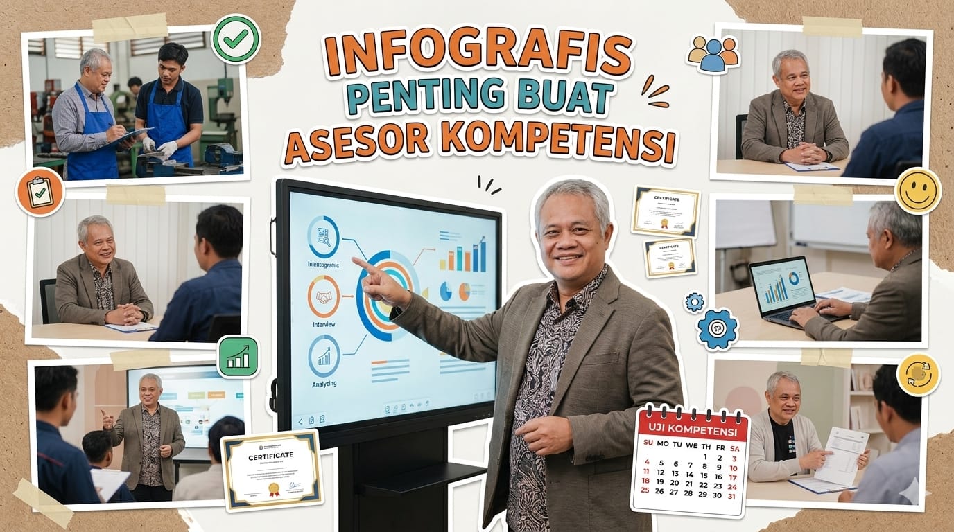 Dr. Indiwan Seto menilai infografis mampu menekan miskomunikasi dan meningkatkan transparansi asesmen kompetensi.