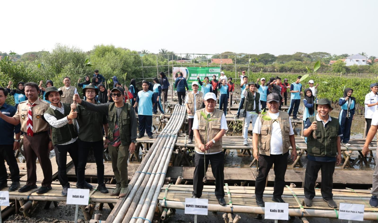 PT IKPP Tangerang tanam 10 ribu mangrove di Pantura Tangerang, perkuat rehabilitasi pesisir yang capai 183 ribu pohon.