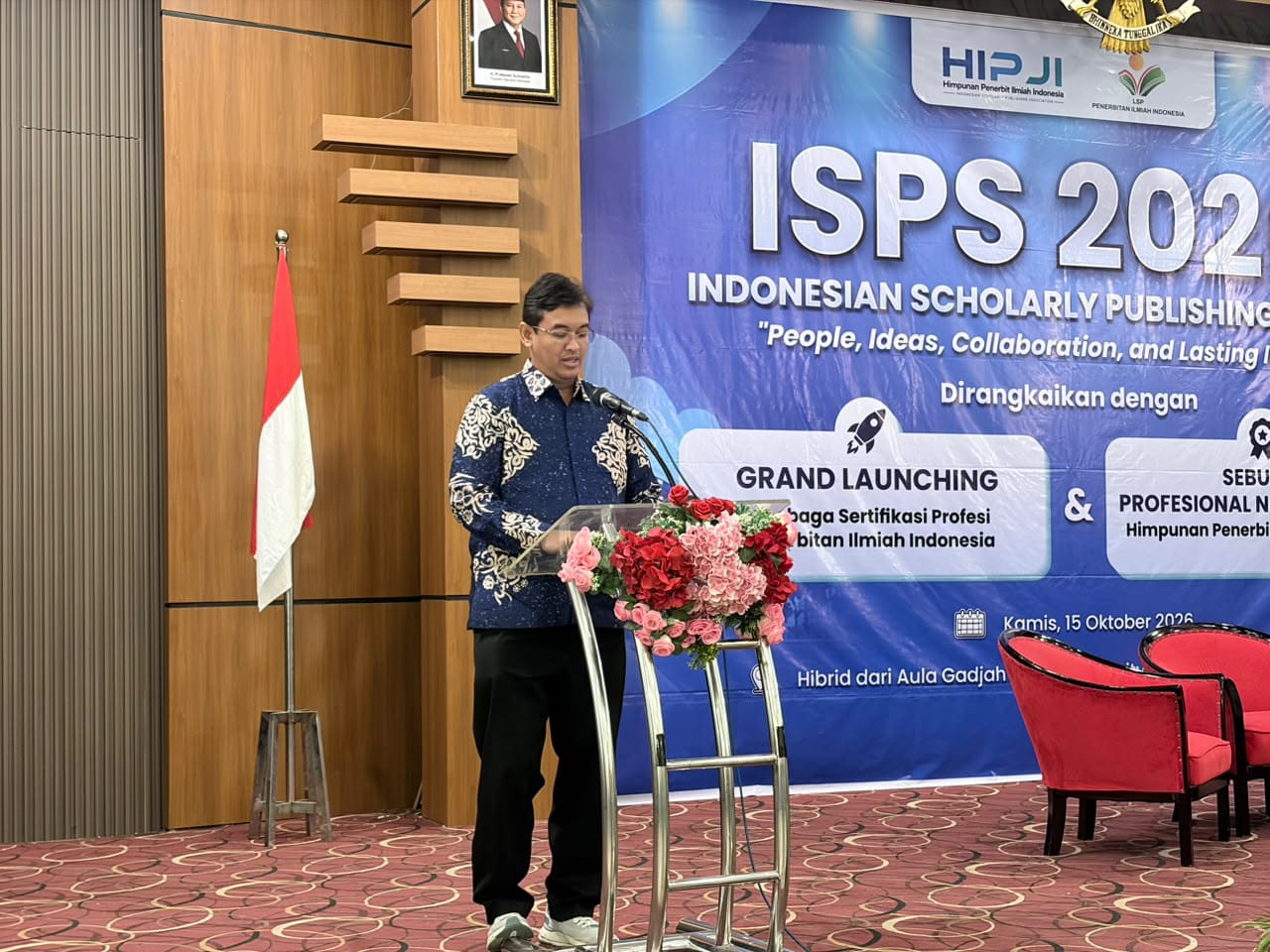 HIPJI meluncurkan LSP Penerbitan Ilmiah Indonesia dalam ISPS 2026 di Yogyakarta untuk mendorong profesionalisme dan kompetensi penerbit.