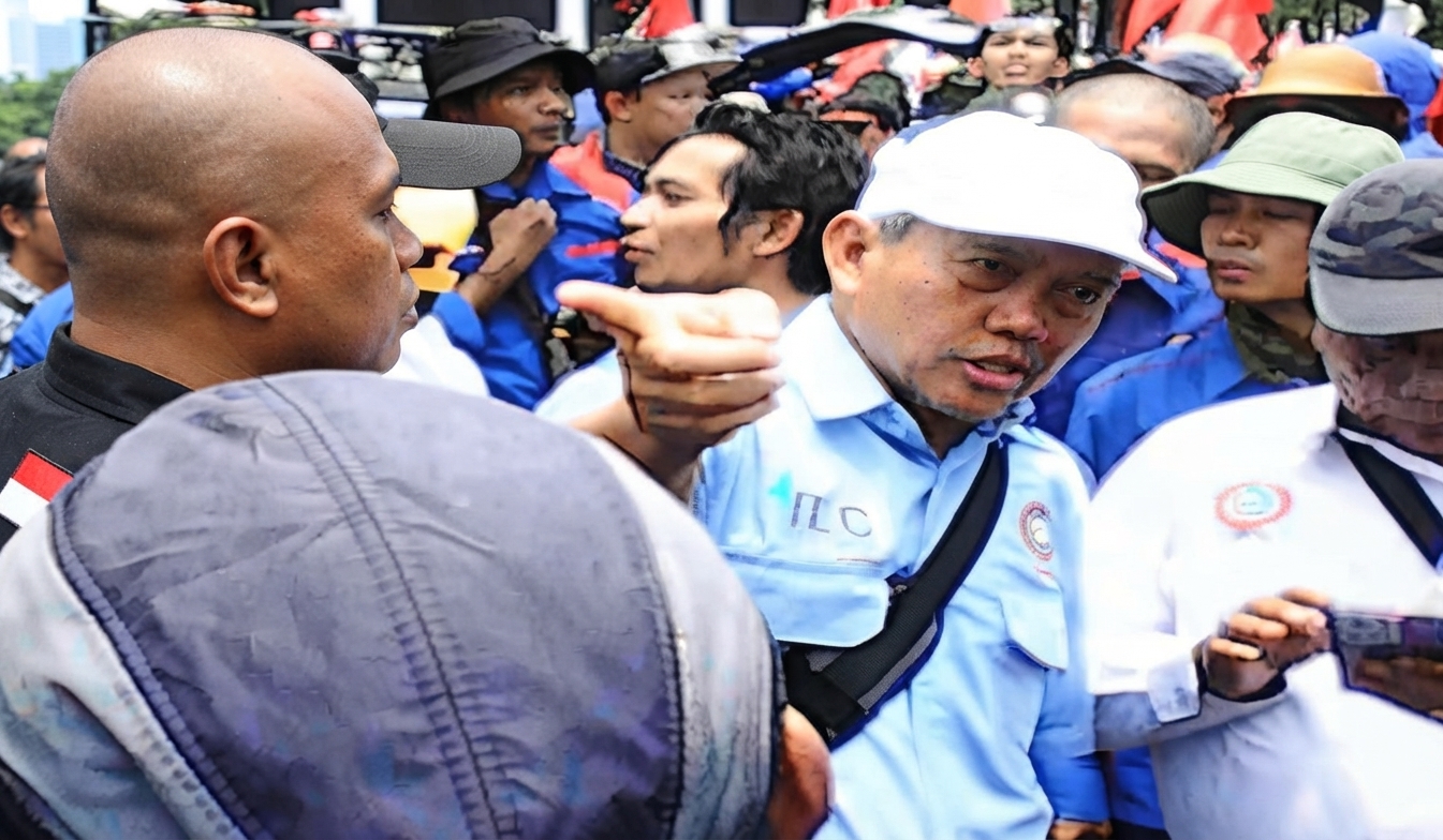 Massa buruh datang ke Jakarta untuk mengawal pengesahan UU Ketenagakerjaan sekaligus menggelar sujud syukur atas aturan yang dinilai mengakomodasi pekerja.